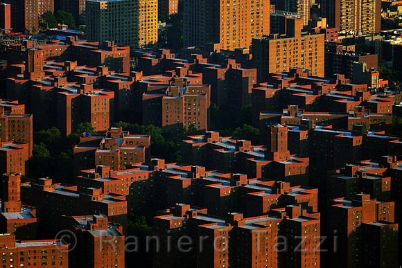 Stuyvesant Town at sunset - Manhattan, New York, USA