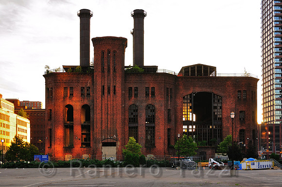 Hudson and Manhattan Railroad Powerhouse - Jersey City, New Jersey, Usa