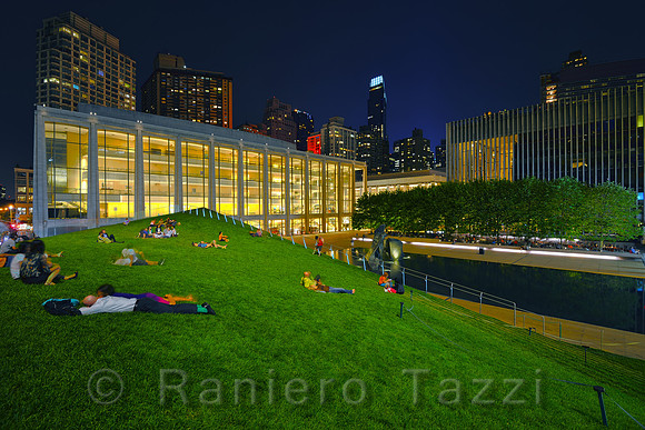 Lincoln Center grass roof - New York, Usa