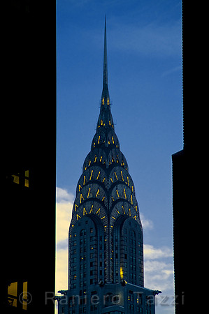 Chrysler Building at dusk, New York