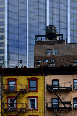 Old and new in Manhattan, New York, USA