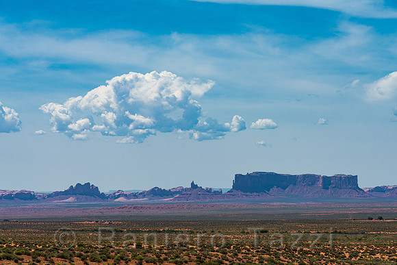 Clouds over Monument Valley, Utah