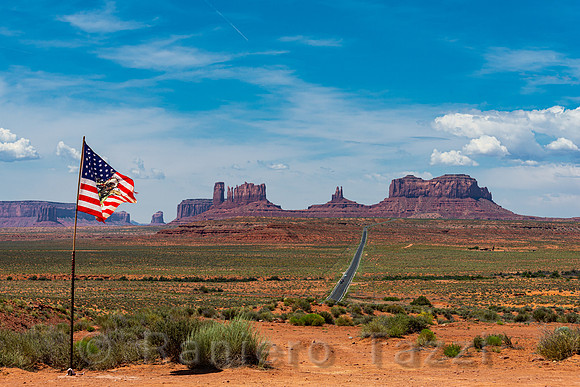 Flag, Monument Valley, Utah
