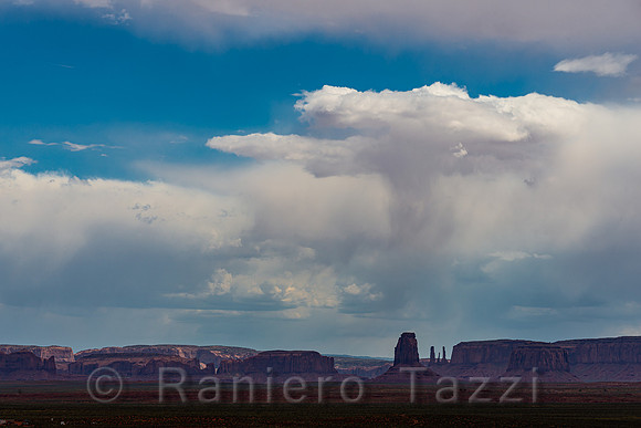 Clouds over Monument Valley, Utah
