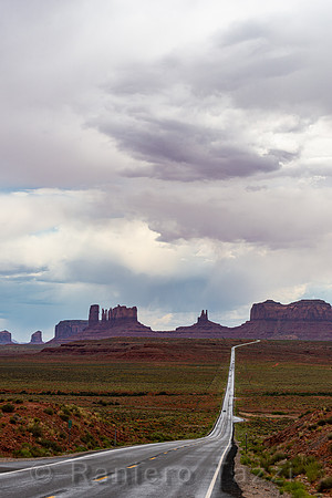 Clouds over Monument Valley, Utah