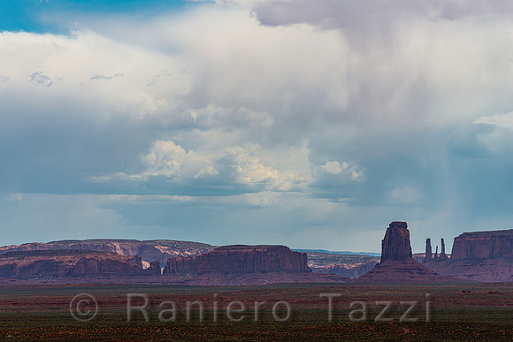Clouds over Monument Valley, Utah