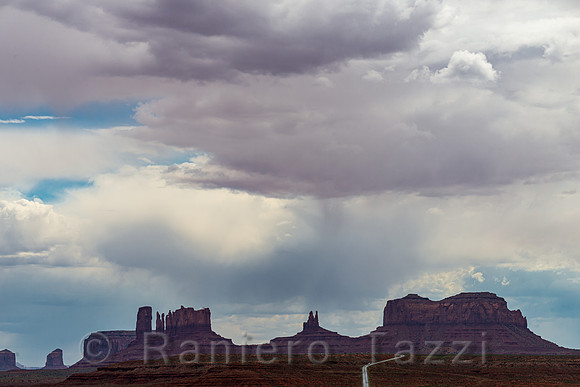Clouds over Monument Valley, Utah