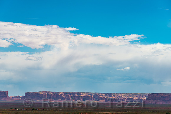 Clouds over Monument Valley, Utah