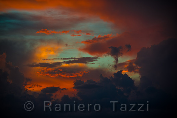 Clouds at Sunset in Miami #1, Florida, USA