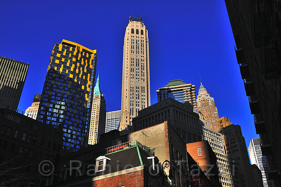 Jungle of Architectural Styles - Downtown Manhattan, New York, Usa