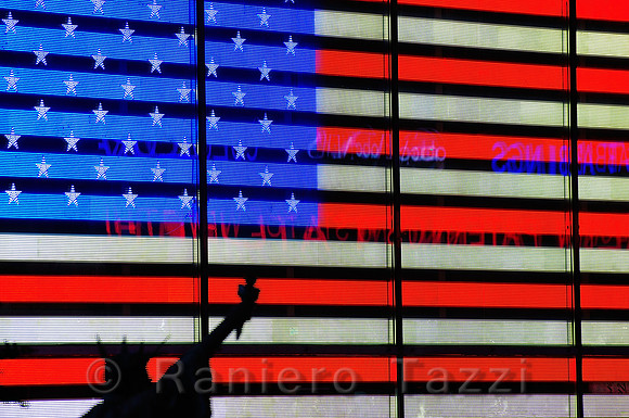 Homage to Pete Turner - Times Square, New York, Usa