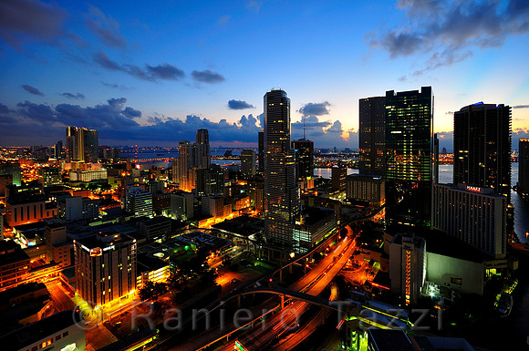 Miami Downtown at dawn - Miami, Florida, Usa