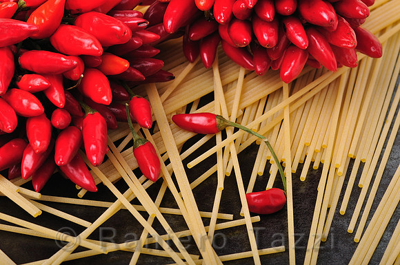 Red Peppers and Spaghetti